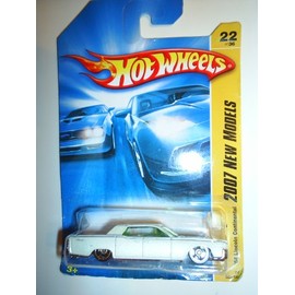2007 64 Lincoln Continental white Hot Wheels Collectible - New Models Series - 22/180