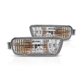 For 2001-2004 Toyota Tacoma Pair Driver and Passenger Side Turn Signal Light With Bulbs Included DOT Certified TO2530140 TO2531140 | 81520-04080 81510-04080