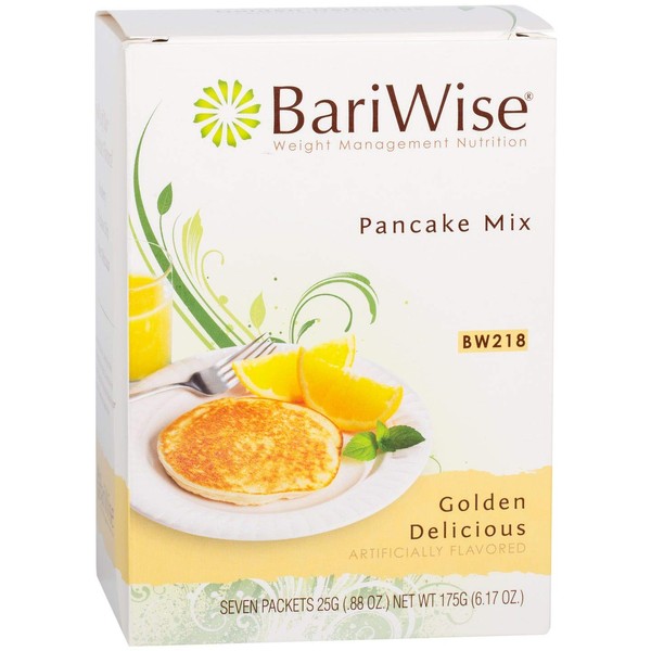 BariWise Protein Pancake & Waffle Mix, Golden Delicious - 5g Net Carbs, 1g Fat, 90 Calories (7ct)
