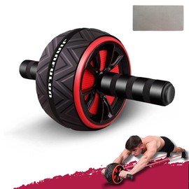 Ab Roller Wheel, Quiet Non-slip Core Abdominal Roller Wheel, Ab Roller Wheel Abdominal Exercise for Home Gym Fitness Equipment, Ab Workout Equipment for Abdominal Exercise, free non-slip sponge pad