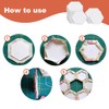 400 PCS Hexagon English Paper Piecing Quilting Templates, 26 mm