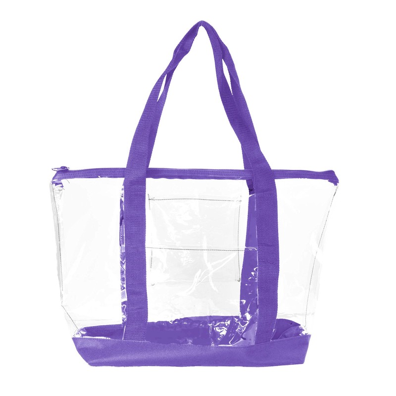 DALIX Clear Shopping Bag Security Work Tote Shoulder Bag Womens