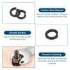 sourcing map M8 Split Lock Washer, 100Pcs Carbon Steel Spring