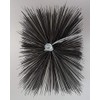 Stove Pipe Brush, Wire Brush, Boiler Brush, Fireplace Brush, Chimney Brush, Rectangular Made of Dimensionally Stable Steel Wire, Fireplace Sweeper Quality (90 x 100 mm)
