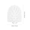 TOPBATHY Toilet Brush Head Replacement with Stiff Bristles Toilet Brush