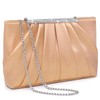Dasein Elegant Pleated Evening Clutch Bags for Women Formal Handbags