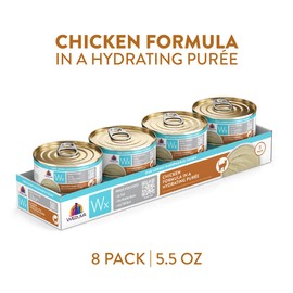 Weruva Wx Phos Focused Chicken Formula in a Hydrating Puree 5.5oz Can, Pack of 8