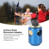 Archery Quick Disconnect Adapter Compound Recurve Bow Stabilizer Mounting Bracket