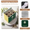 QingYa Bamboo Toilet Paper 12 Rolls, Resuable Packaging,New Plastic-Free,3 ply,