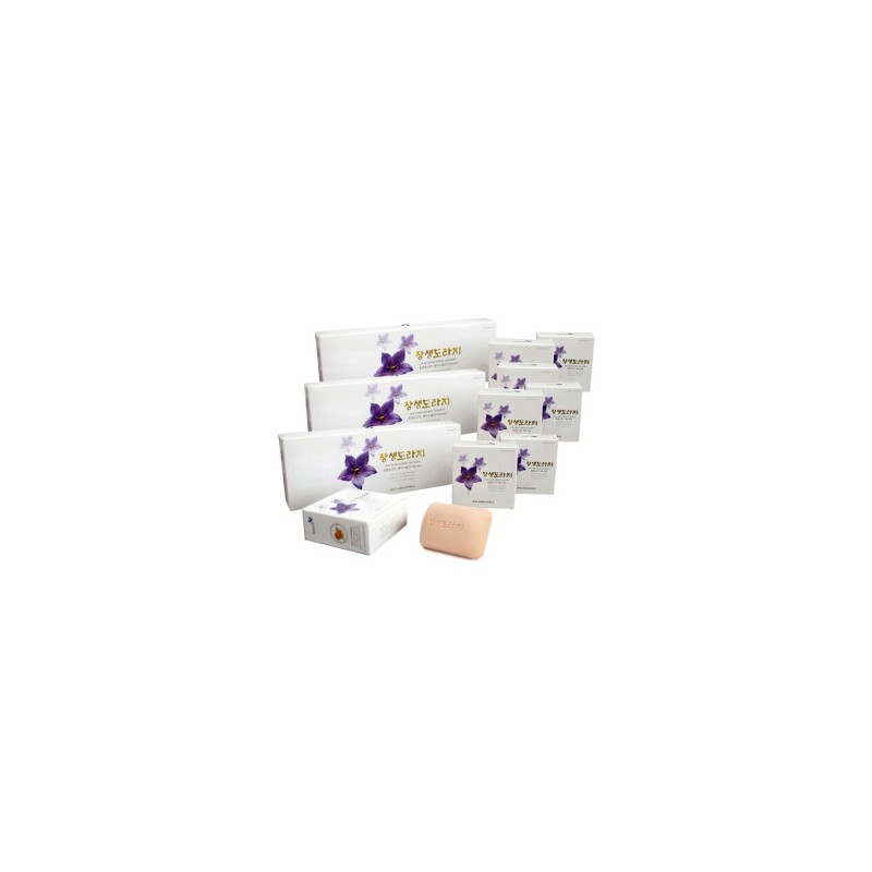 (Jangsaeng Bellflower) Face Soap (3 x 3 boxes) / (장생도라지)