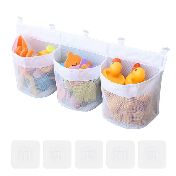 GOZINA Bath Toy Storage, Bath Toy Net, Bathroom Toy Storage