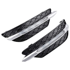 2pcs LED Daytime Running Light Fog Light Lamp DRL Compatible with 2011-2013 Mercedes W204 C-Class Facelift '12-'14