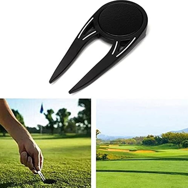 CVNRCLP Golf Double Prong Divot Tool & Pitch Mark Repair