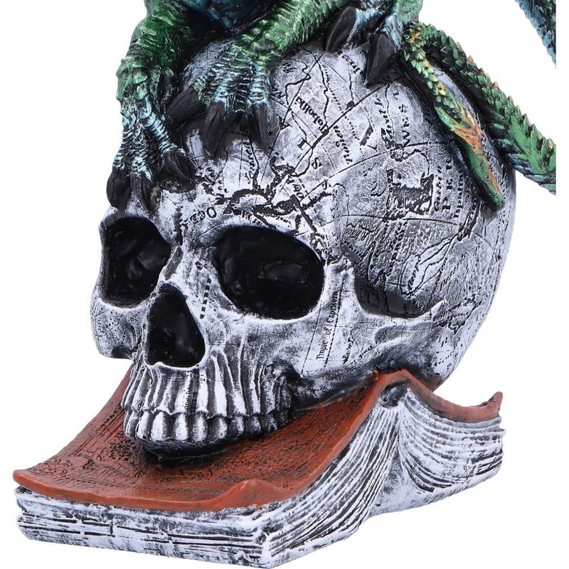 Nemesis Now Resin Dragon Statue - Hand-Painted Dragon Figure Perched