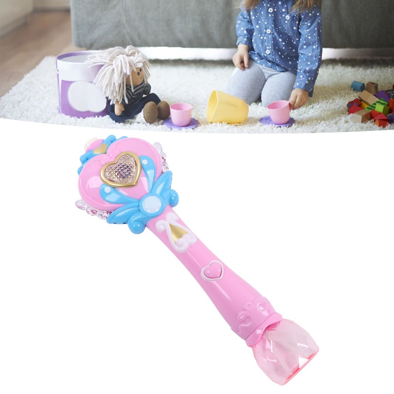 Kids Bubble Blower Wand Automatic Electric Light Up Bubble Blower
