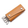 KNUTe Genuine Leather 4 Row Key Case, Men's, Oil Leather,