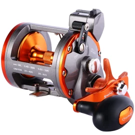 Sougayilang Line Counter Trolling Reel Conventional Level Wind Fishing Reel-Thunder LS II 4000R