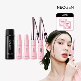 NEOGEN [더블 SET]슬림 메탈 마스카라 본품 2+리필2 섬세한컬링 인형속눈썹) [Double SET] Slim Metal Mascara 2 Pieces + 2 Refills, Delicate Curling Doll Lashes [Slim Metal Mascara main product 2 + refill 2]