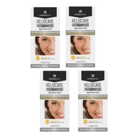 Heliocare 360 Age Active Fluid Complejo Anti Edad 4 Pack50ml