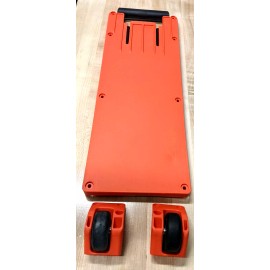 Pelican 1615 Complete Orange Trolley Kit - With wheels