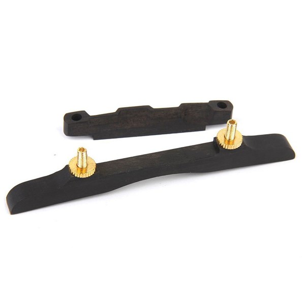 UEETEK Adjustable Mandolin Bridge Compensated Ebony
