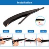 WTI Rear Wiper Arm Blade Set Compatible With Ford Expedition