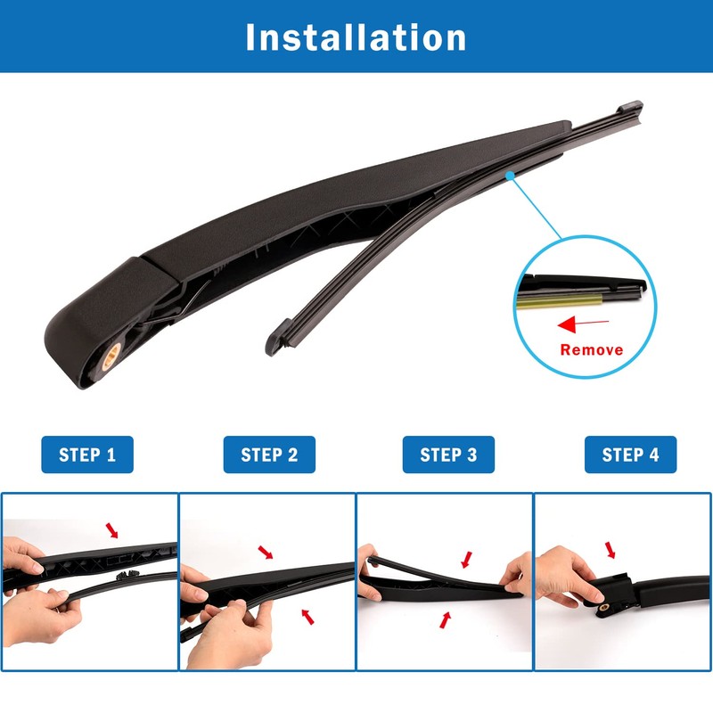 WTI Rear Wiper Arm Blade Set Compatible With Ford Expedition