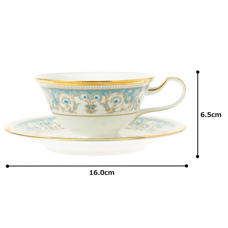 Noritake Y59587/H-469 Noritake Cup & Saucer (For Both Coffee/Tea), 8.7