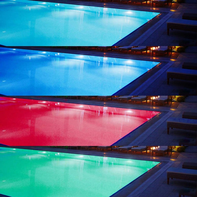 KOLLNIUN LED Pool Lighting, 20 W PAR56 RGB Swimming Pool