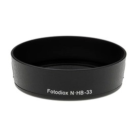 Fotodiox Lens Hood Replacement for HB-33 Compatible with AF-S 18-55mm f/3.5-5.6G ED and AF-S 18-55mm f/3.5-5.6G ED II Lens