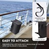 ULITECO Boat Trash Can, Portable Camping Trash Can, Reusable Boat