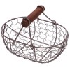 Baluue Wire Egg Basket, Chicken Egg Basket for Kitchen Egg