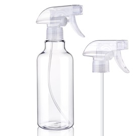 Hethyo Spray Bottles Plastic Spray Bottle for Hair Mist/Stream Heavy Duty Empty Spray Bottles for Cleaning Solutions, Plants (16.9ozclear)