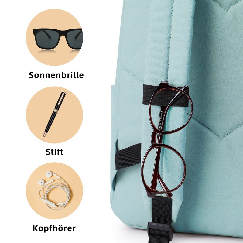 KALIDI Backpack, Women's and Men's Backpack with Laptop Compartment, Unisex