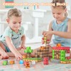 AESGOGO Magnetic Blocks, 72PCS STEM Montessori Toy for Crafting a