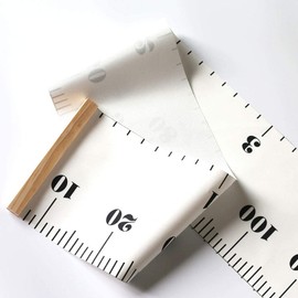 LEEQBCR 1 x Baby Growth Chart Canvas Wall Hanging Measuring Rulers for Kids Boys Girls Room Decoration Nursery Removable Height and Growth Chart Wall Height Chart Wall Ruler 7.9 x 79 inch