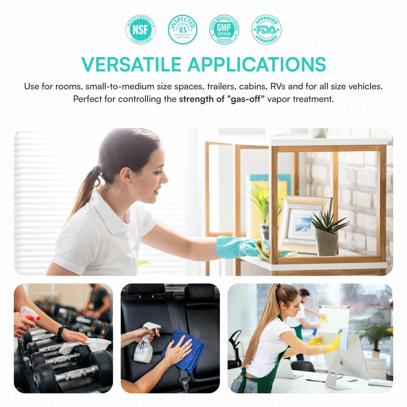 1ness Professional Premium Extra Strength Chlorine Dioxide Odor Neutralizing Kit