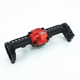 TREAL Aluminum 7075 Rear Portal Axle Housing for FMS FCX24 1:24 Crawler (Black)