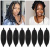 Soft Twist Hair for Afro Marley Locs, Black Pre-Separated Spring
