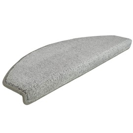 Kettelservice-Metzker Sweet Semicircular Stair Mats in Various Colours Light Grey Pack of 1