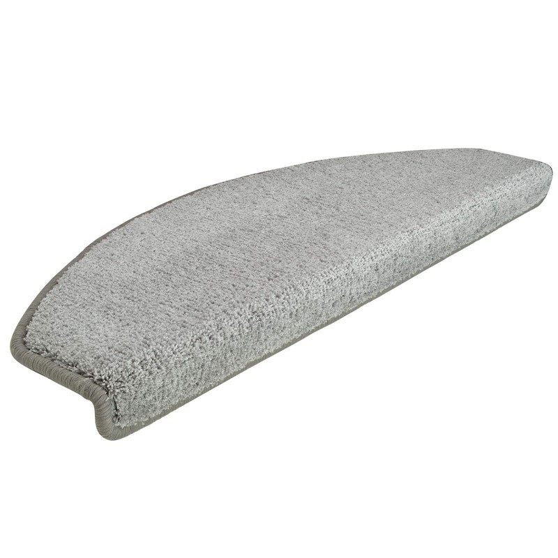 Kettelservice-Metzker Sweet Semicircular Stair Mats in Various Colours Light Grey