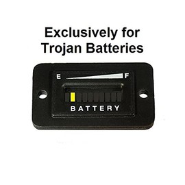 36V LED Battery Capacity Indicator Exclusively for use with Trojan Batteries Golf Cart Club Cart (36 Volt - Trojan)