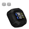OBEST Motorcycle TPMS Tire Pressure Monitor System with 2 Silver