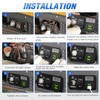 Nilight Golf Cart Key Switch Console Panel 9V-48V DC with