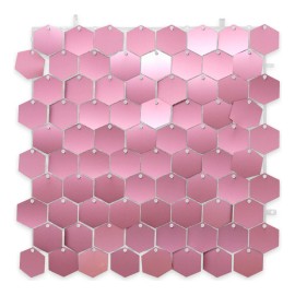 Panel Decorativo Shimmer 4d Hexagonal 25 Pzas