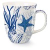 Blue Indigo Shells Harbor Mug