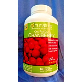 TRUNATURE PACRAN CRANBERRY 650 MG., 140 VEGETARIAN CAPSULES