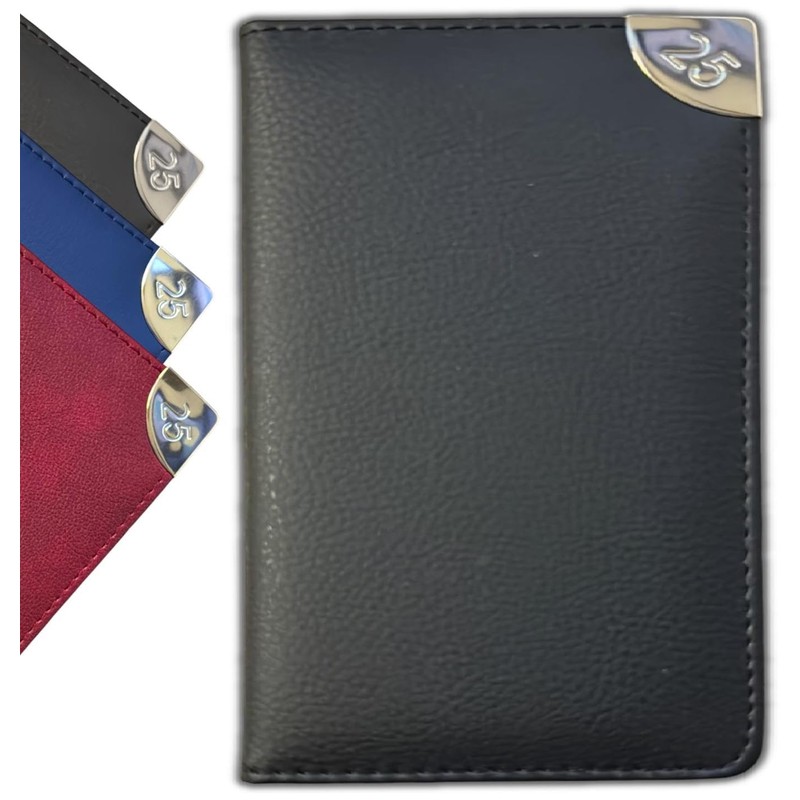 2025 Pocket Week To View Diary Embossed Textured Leathere Designer