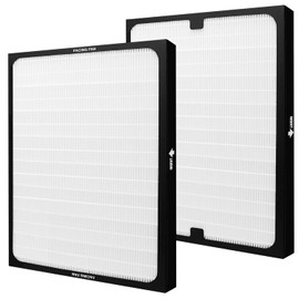 2 Pack Replacement Filters for Blueair 200/300 Series - H13-Grade Particle Filter - Compatible with Classic 200, 201, 203, 205, 210, 215, 250, 270/270E, 280i, 303