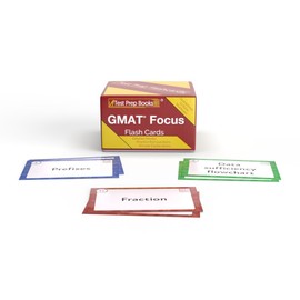 GMAT Focus Prep Study Cards 2024-2025: GMAT Exam Prep and Practice Test Questions [Full Color Cards]